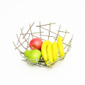 Modern Iron Creative Fruit Bowl Fruit Basket Living Room Tea Table Nordic Style Snack Bowl Fruit Bowl